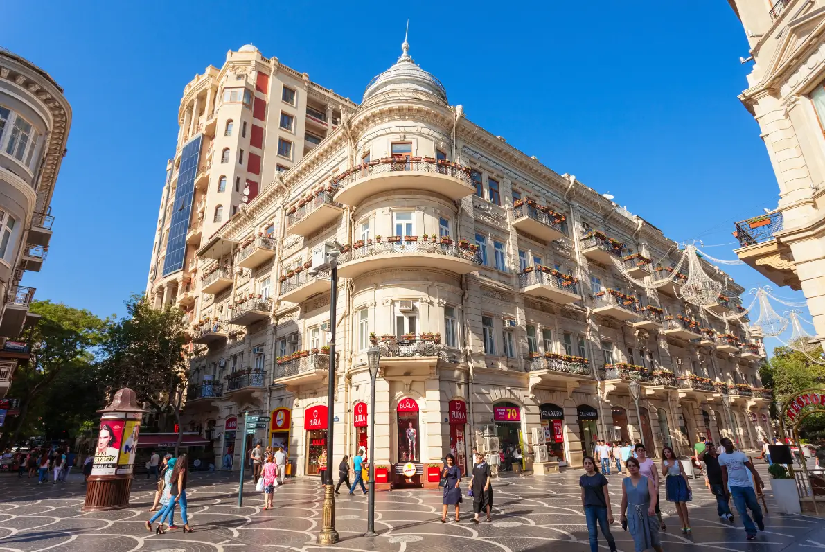 SOS Party Offsite sightseeing Cultural and Traditional Baku Nizami Street