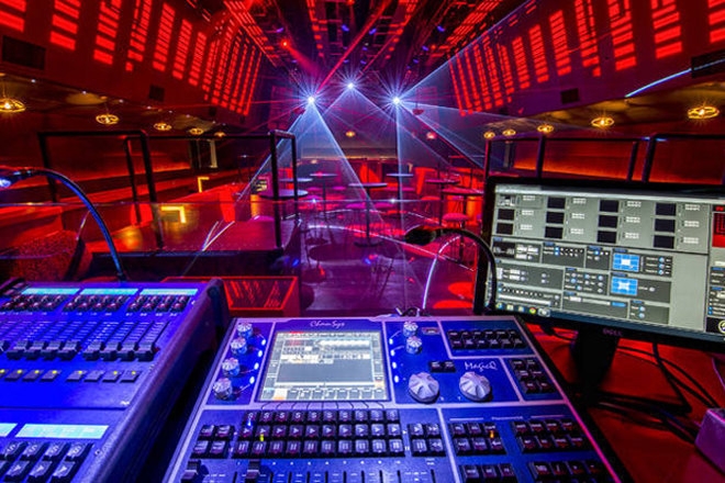 SOS Party Offsite stage and fabrication Sound and PA System