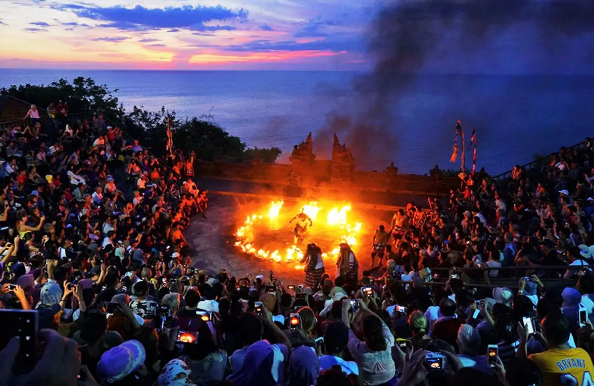 SOS Party Offsite sightseeing Bali and the Nusa Islands Uluwatu Temple and the Kecak Fire Dance