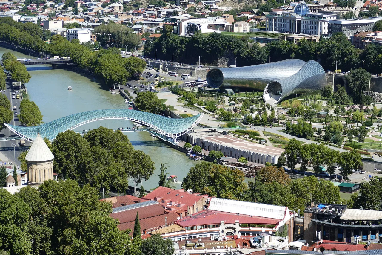 SOS Party Offsite sightseeing Tbilisi and Mtskheta Bridge of Peace