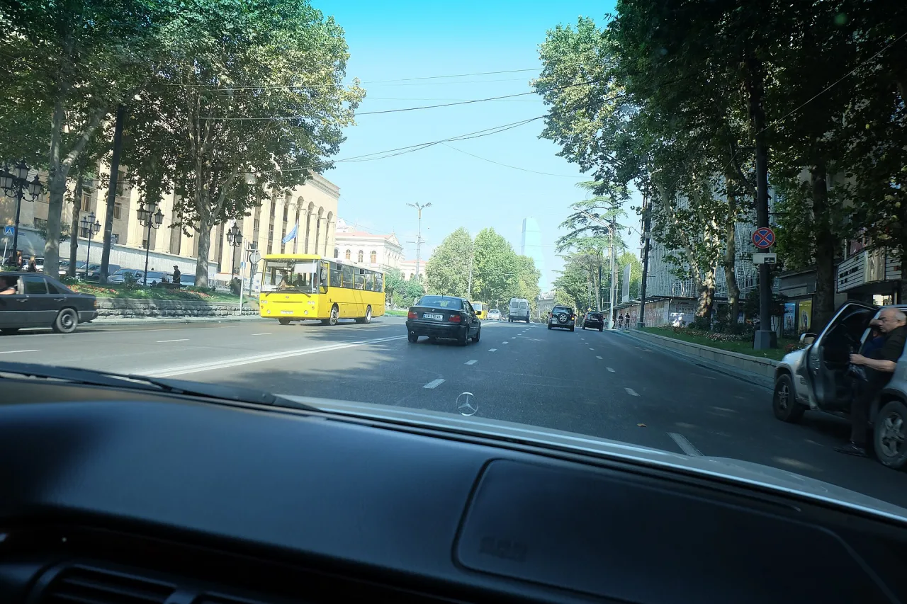 SOS Party Offsite sightseeing Tbilisi and Mtskheta Rustaveli Avenue