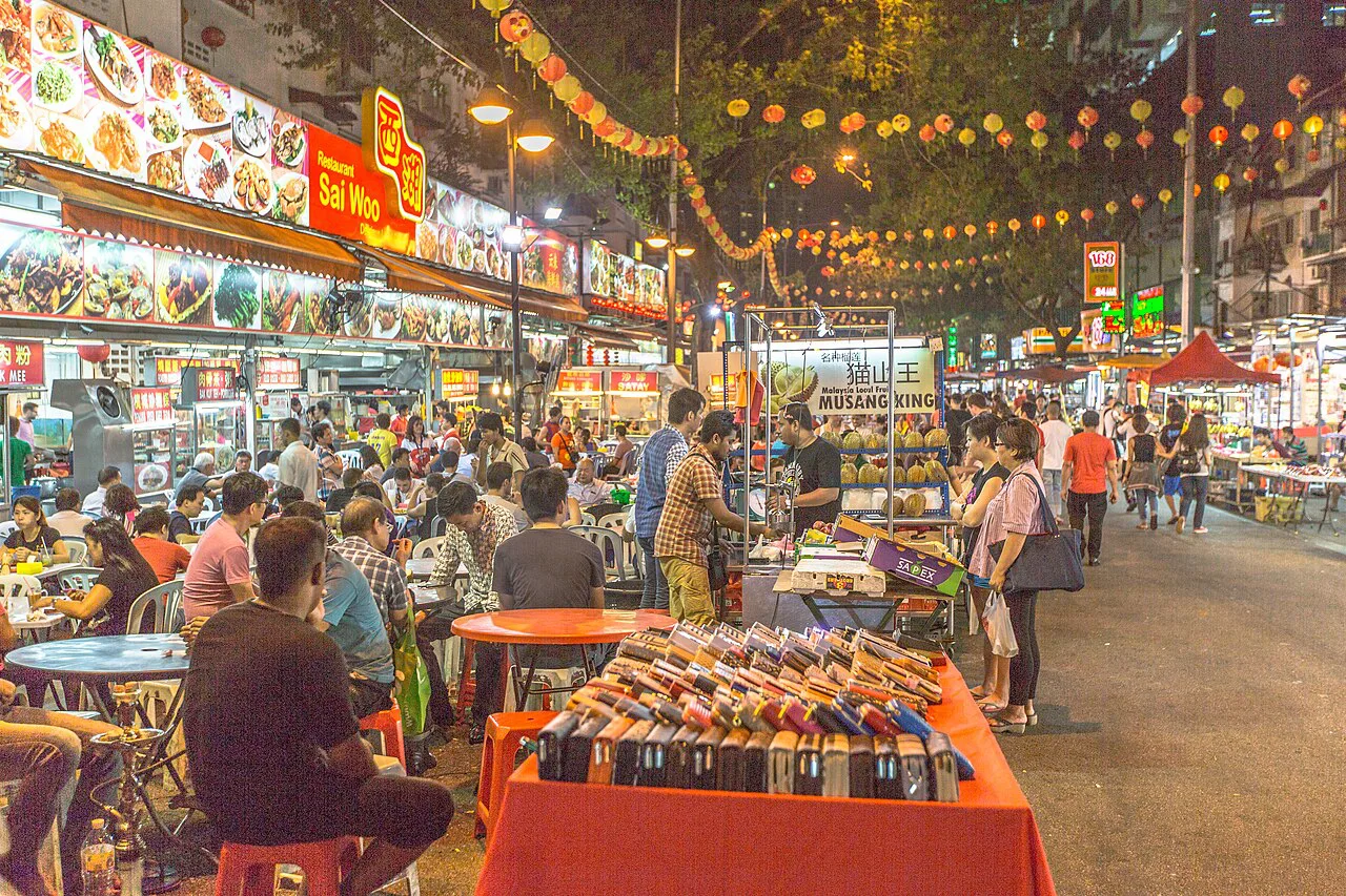SOS Party Offsite sightseeing Kuala Lumpur Bukit Bintang and Jalan Alor Food Street