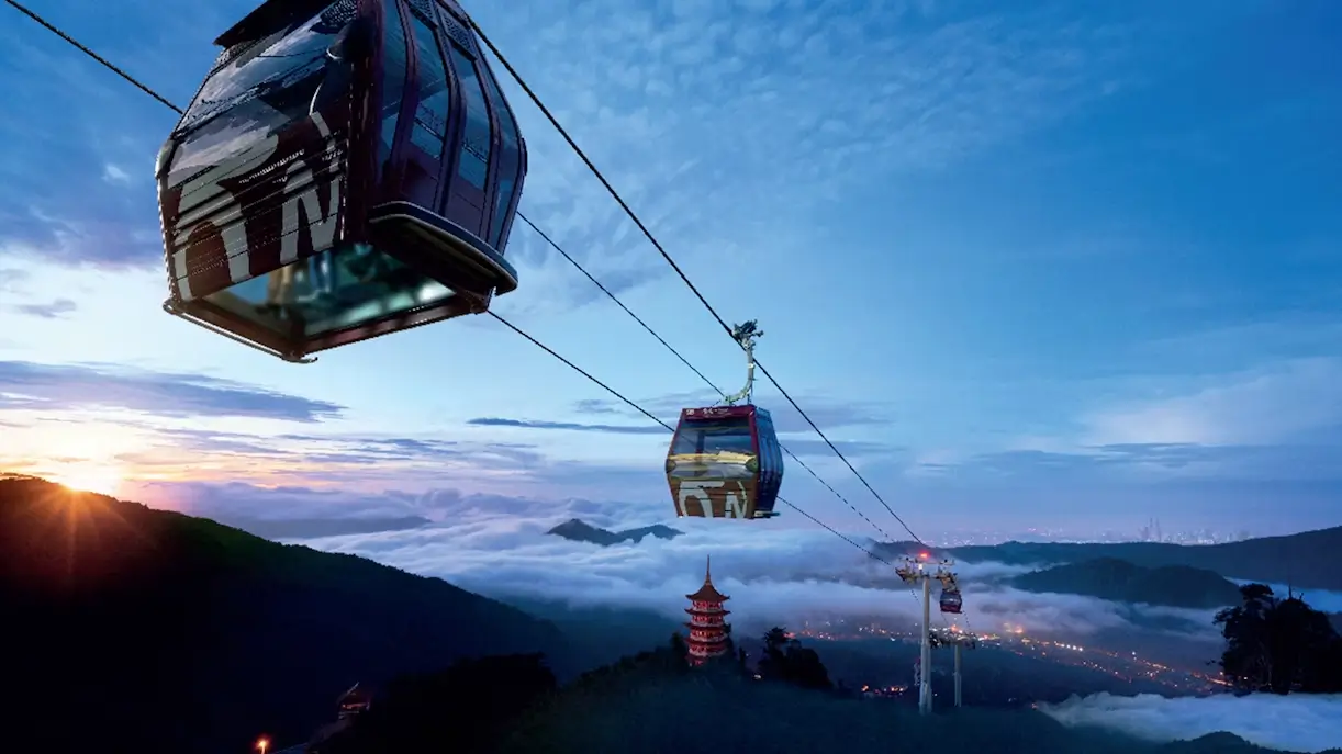 SOS Party Offsite sightseeing Genting Highlands Awana SkyWay Cable Car