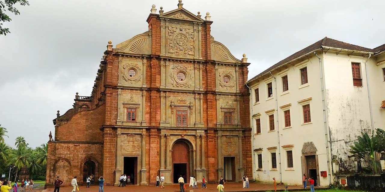 SOS Party Offsite sightseeing North Goa Basilica of Bom Jesus