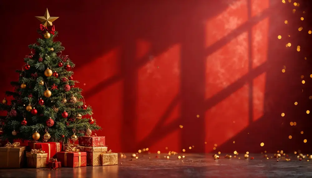 SOS Party Festivities stage and fabrication Grand Christmas Event Stage